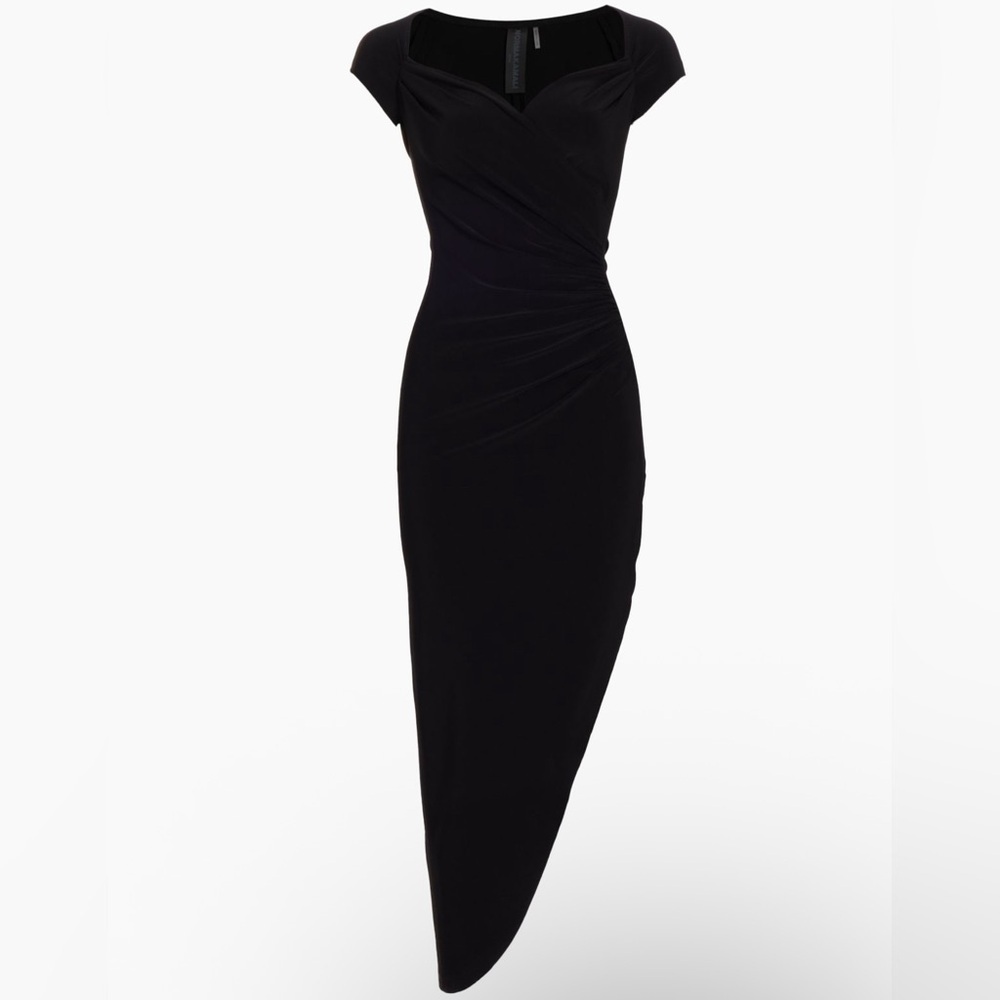 Drape Asymmetric Jersey Gown - Picture 4 of 6